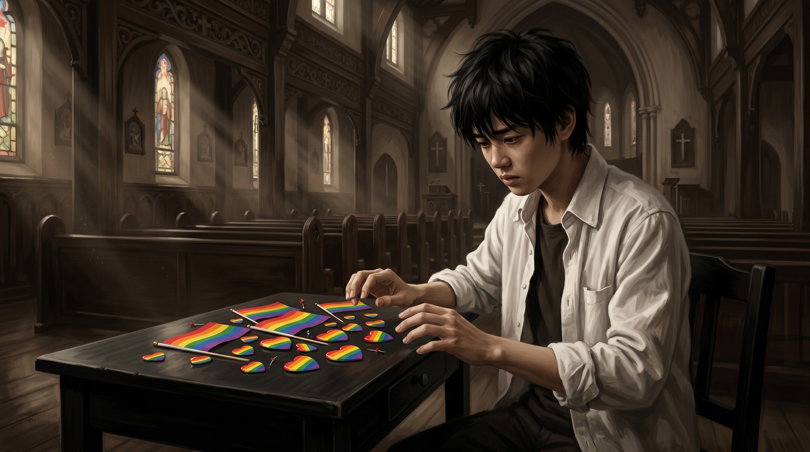 Rainbow Flags in the Chapel and Uncontrolled Anger: A Nightmare of Self-Trial