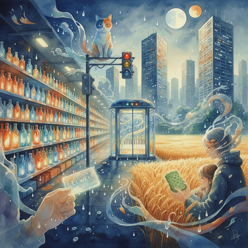 Dream Adventure: A Healing Journey Through Bottles of Light, an Odd-Eyed Cat, and a Twin-Moon Wheat Field