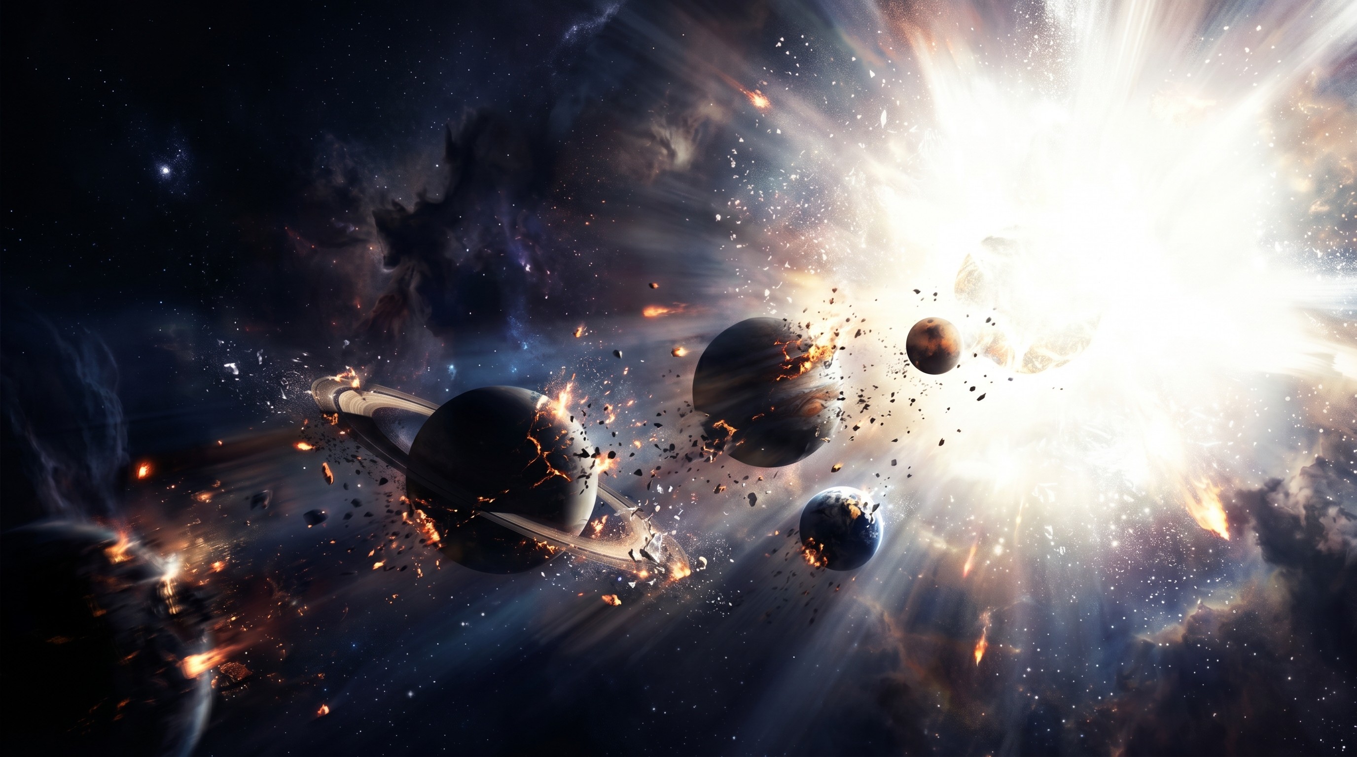 Interstellar Migration Dream After the Solar System's Explosion: Floating Cities on a Boundless Sea, and the Surreal Reconstruction of Daily Chaos and Order