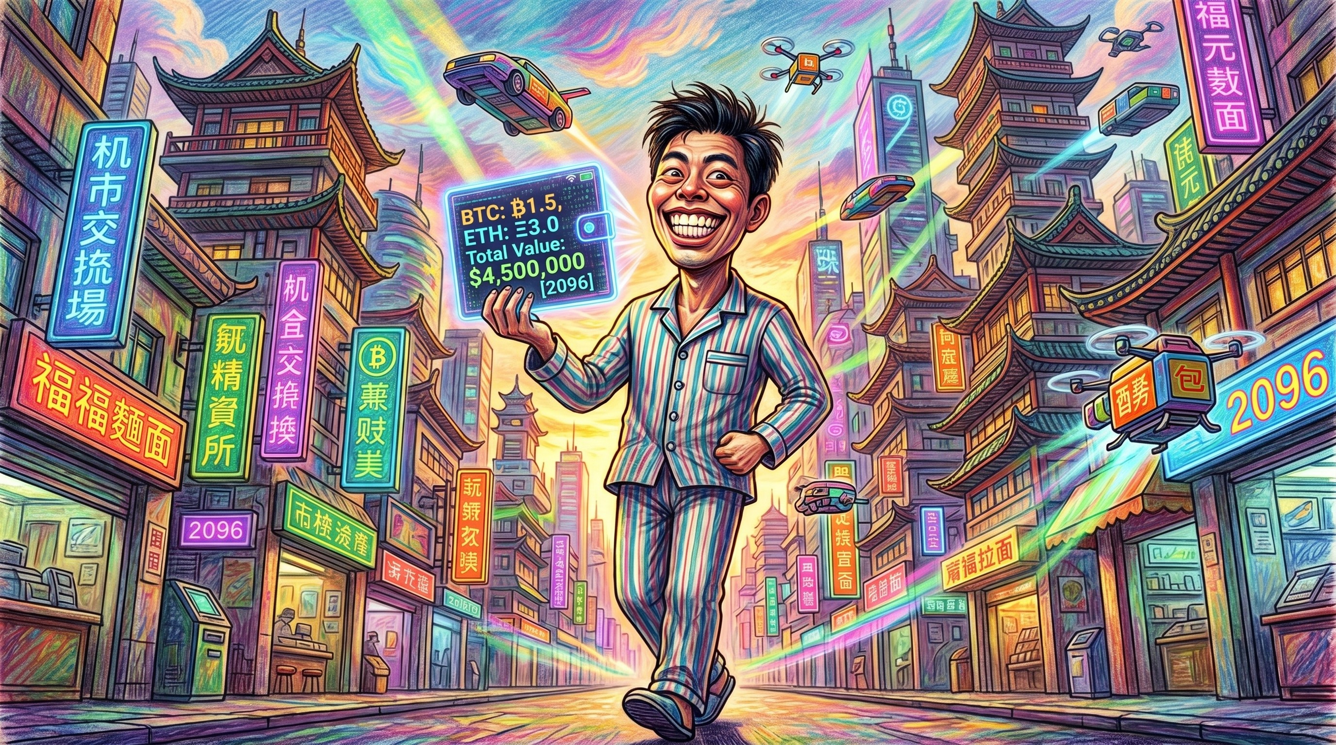 穿越2096年比特币百万美元