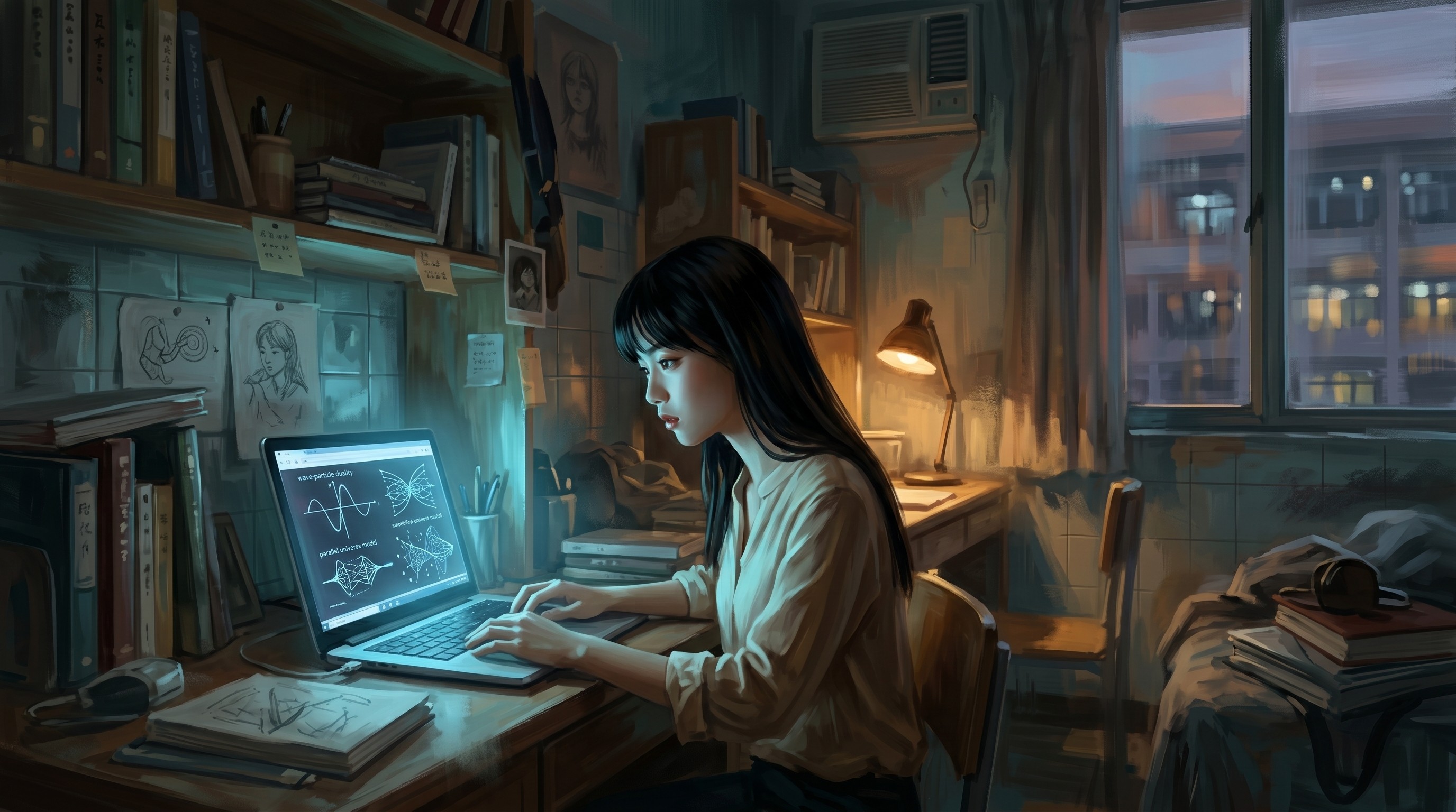 教学楼荒野与平行自我之谜