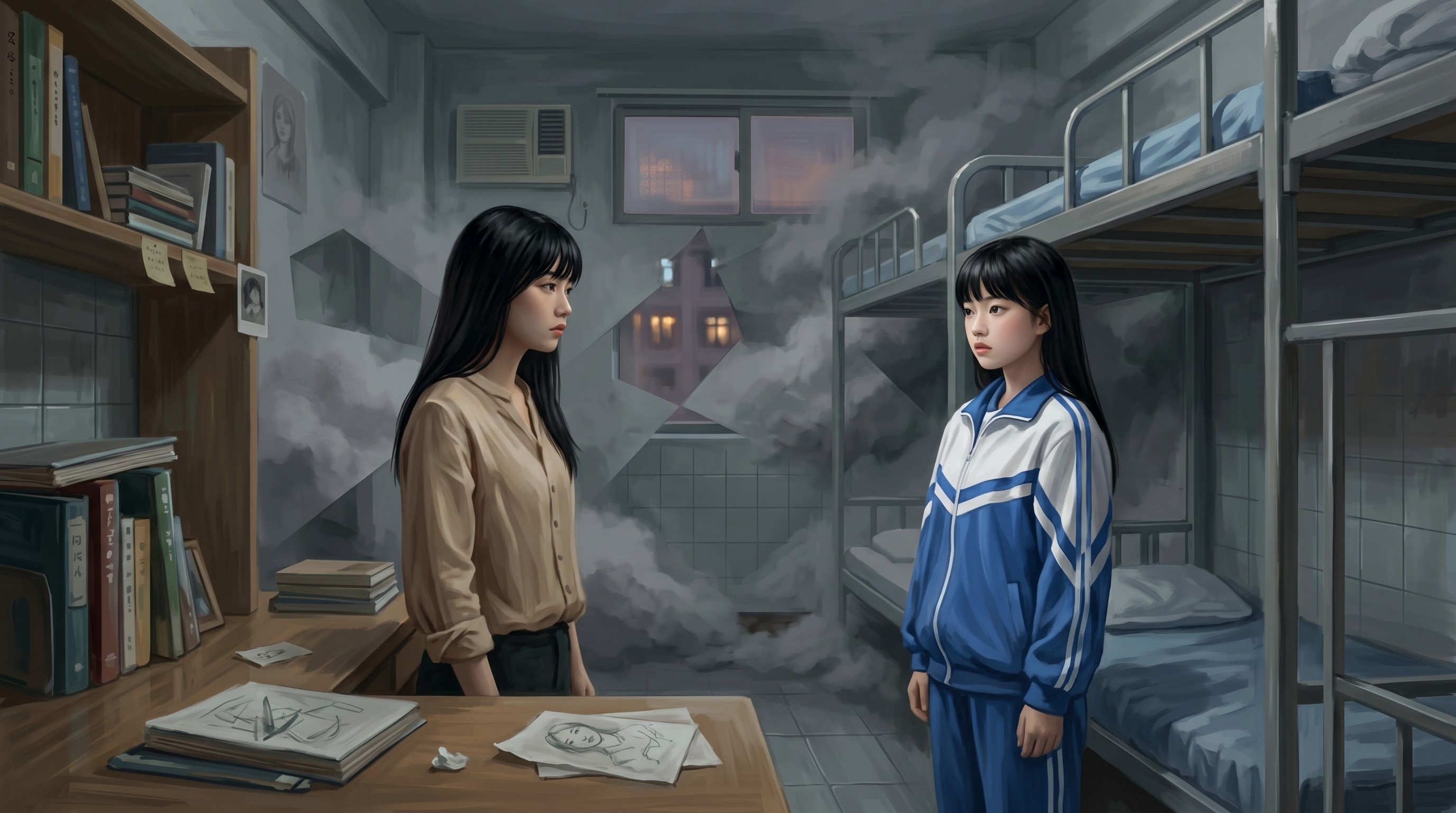 教学楼荒野与平行自我之谜