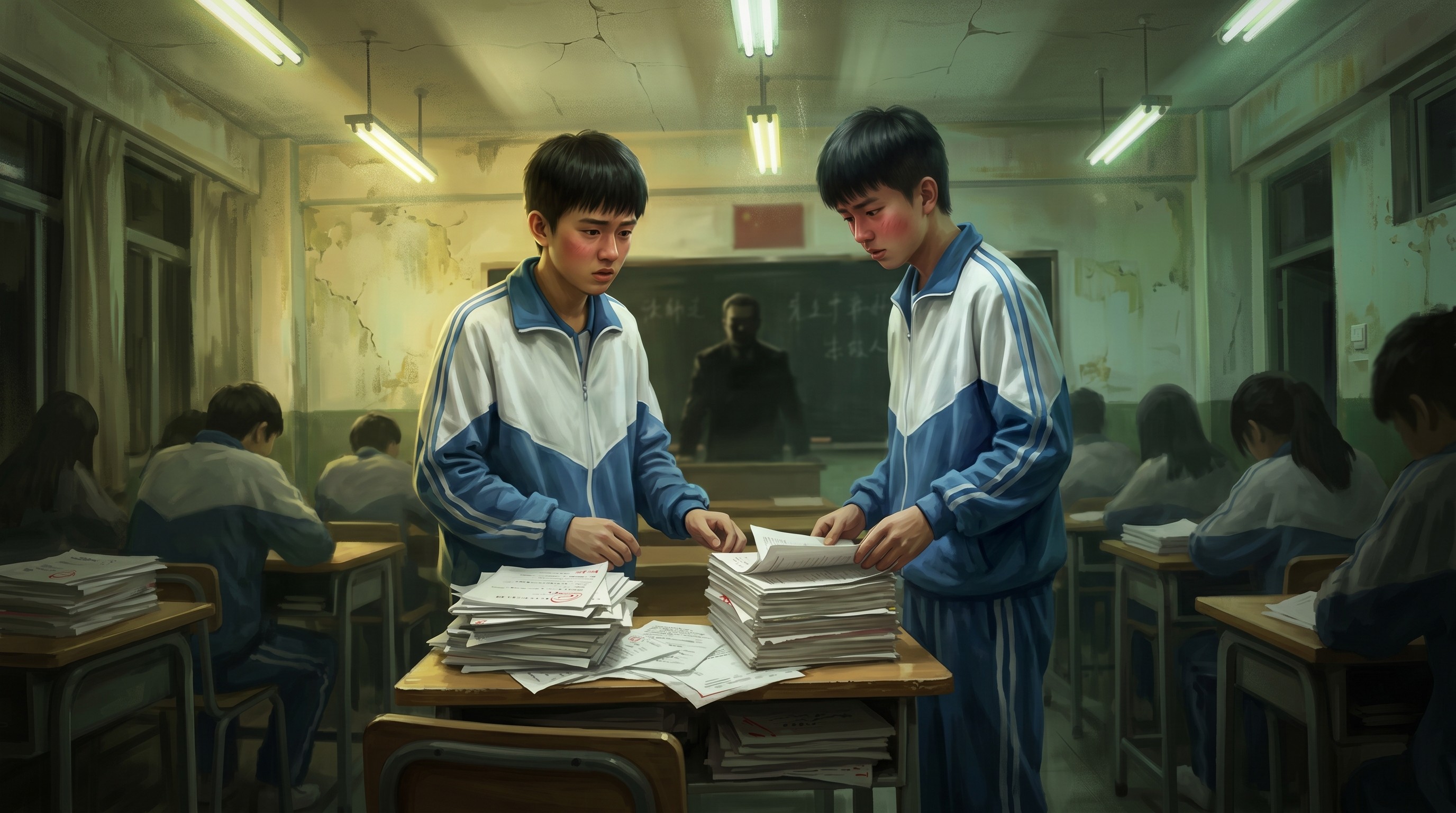 Dreaming of Blanking in Class and Classmates Doing Drugs by the River