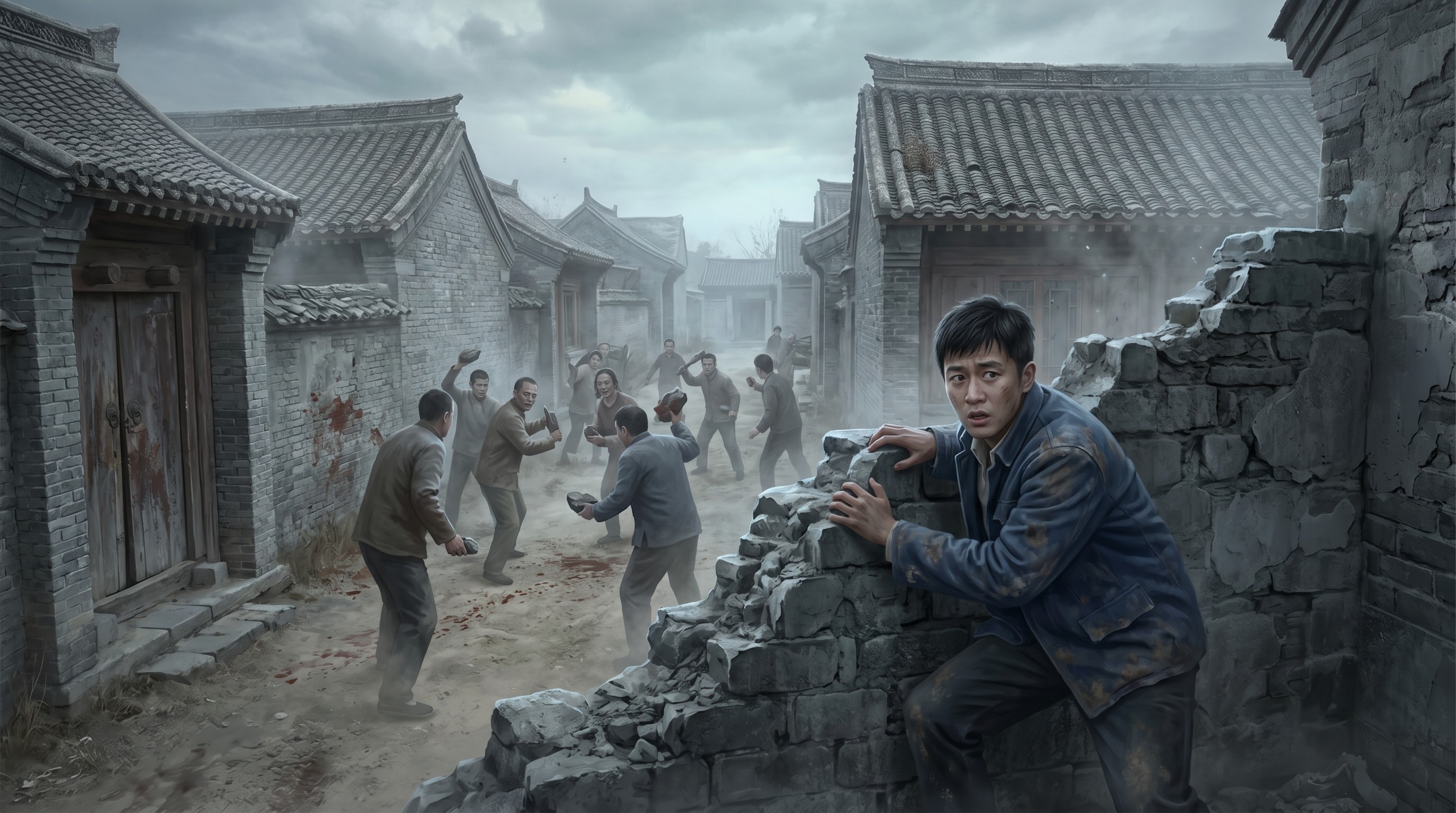 The Virus-Infected Village and the Nightmare of Pursuit