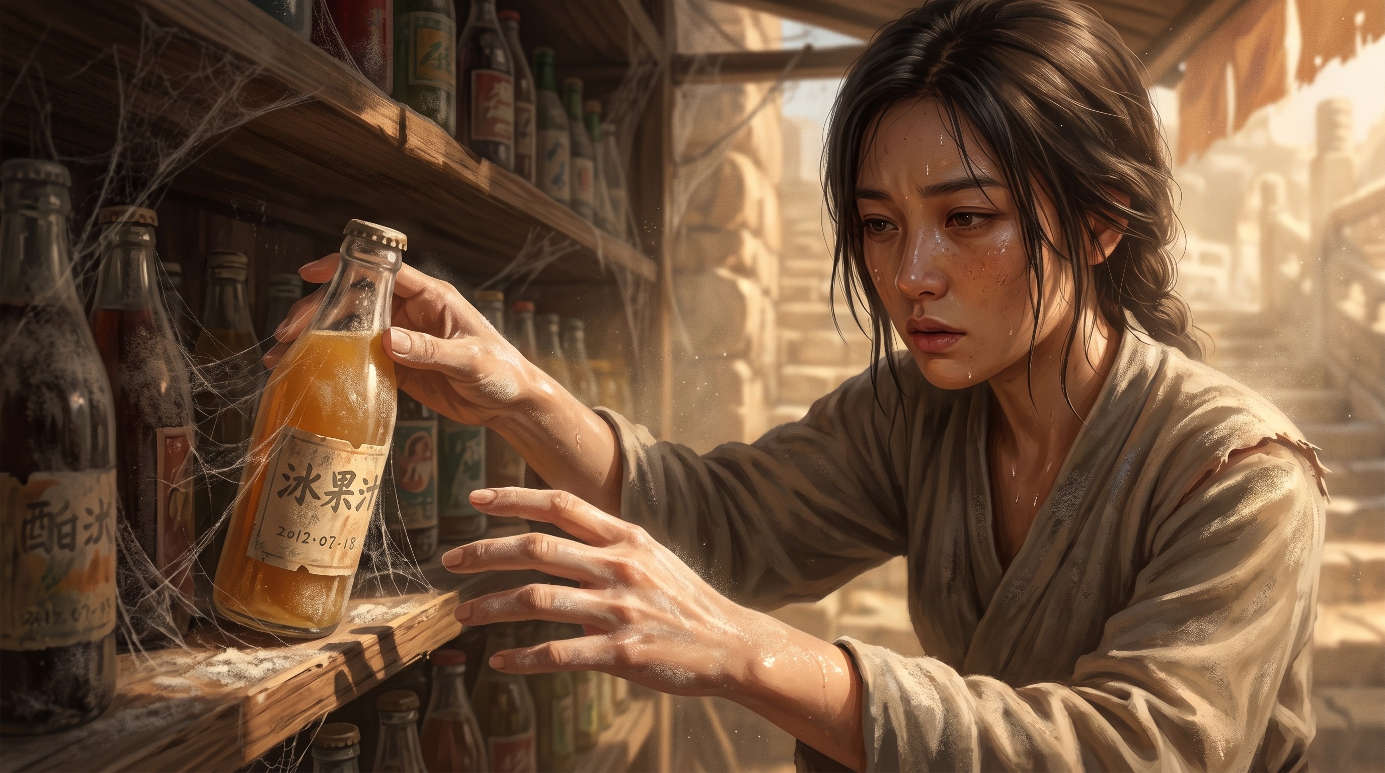 梦境中的桥梁：重力阻碍与冷饮寻觅