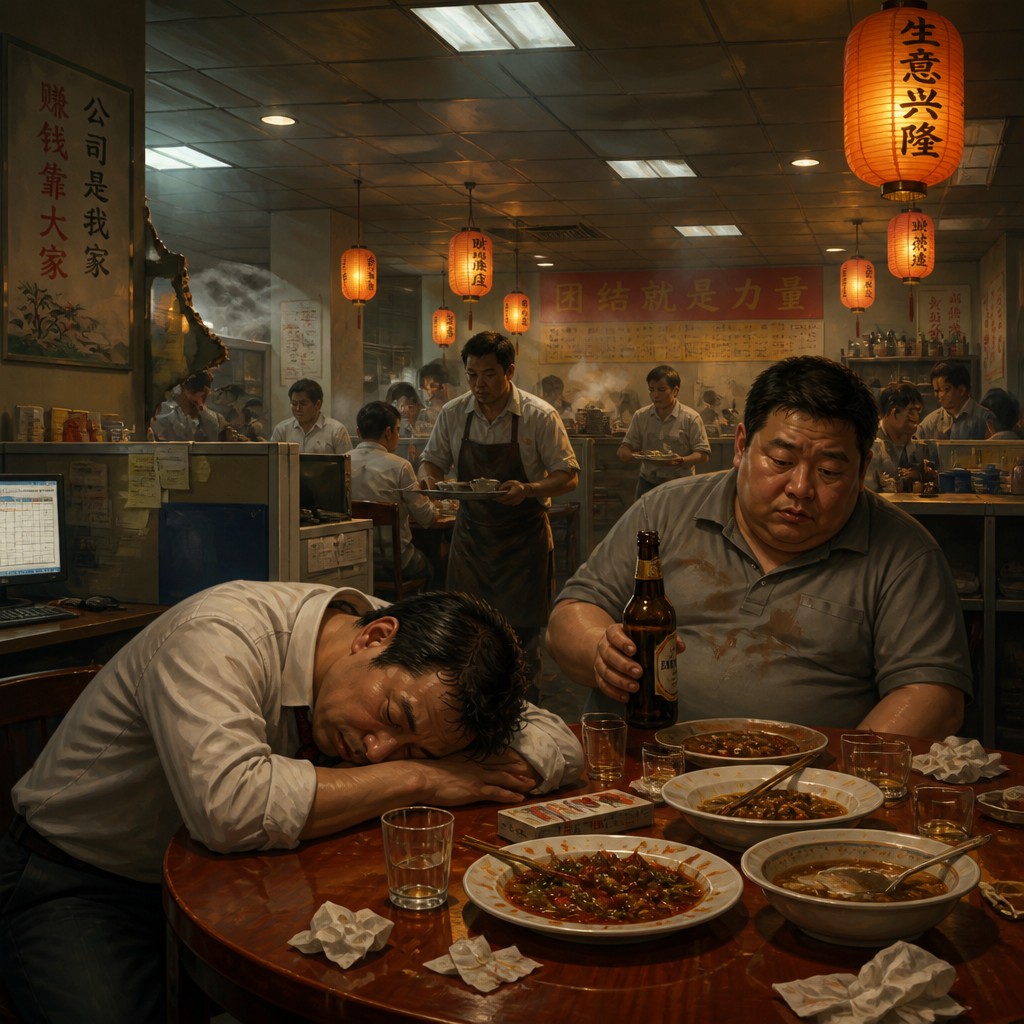 Nightmare: Former Company Becomes a Restaurant, Rescuing a Drunk Chubby Guy